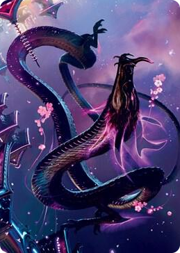 0038 Junji, the Midnight Sky Art Card (38/81) S Art Series: Kamigawa: Neon Dynasty