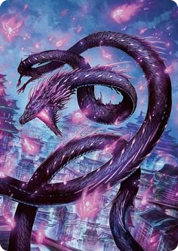 0058 Junji, the Midnight Sky Art Card (58/81) S Art Series: Kamigawa: Neon Dynasty