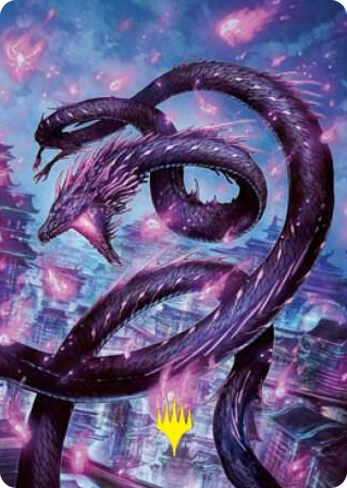 0058 Junji, the Midnight Sky Art Card (58/81) (Gold-Stamped Signature) S Art Series: Kamigawa: Neon Dynasty