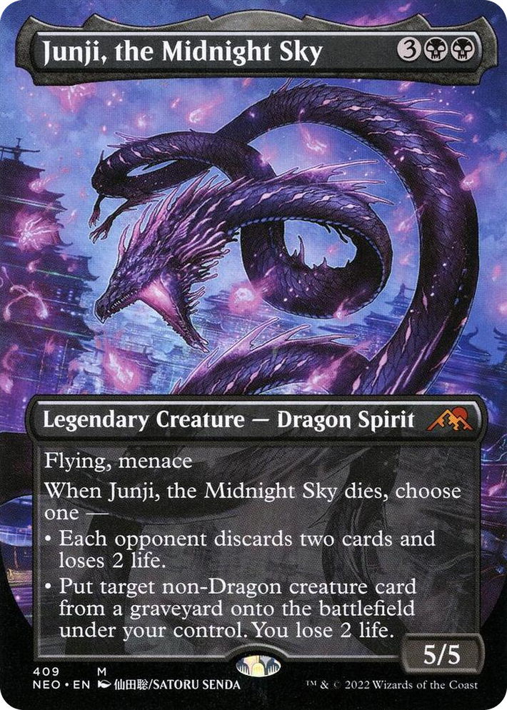 0409 Junji, the Midnight Sky (Borderless) M Kamigawa: Neon Dynasty