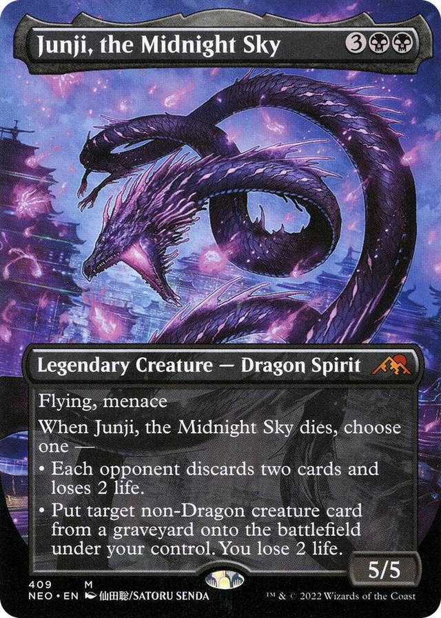 0409 Junji, the Midnight Sky (Borderless) M Kamigawa: Neon Dynasty