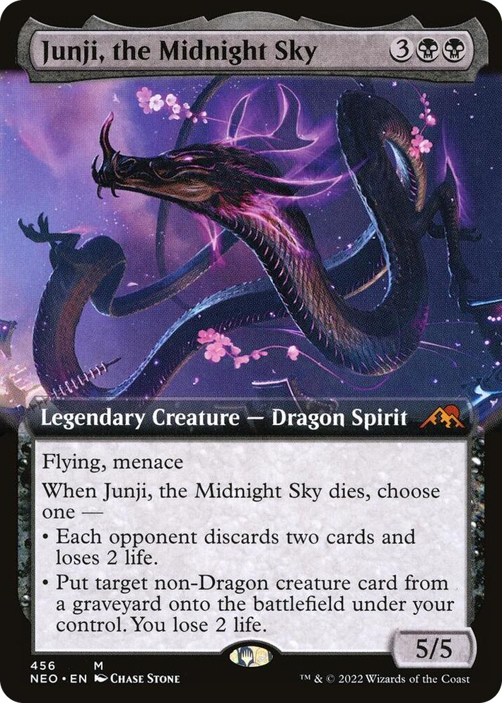 0456 Junji, the Midnight Sky (Extended Art) M Kamigawa: Neon Dynasty