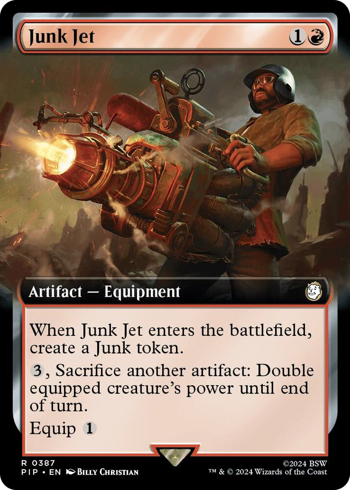 0387 Junk Jet (Extended Art) R Universes Beyond: Fallout