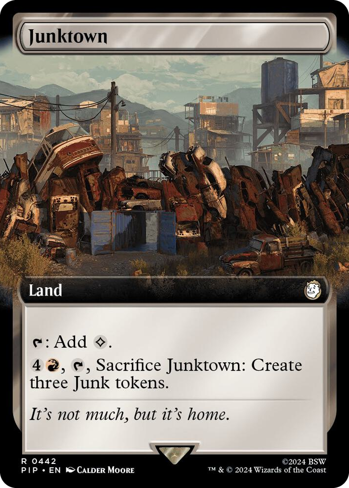 0442 Junktown (Extended Art) R Universes Beyond: Fallout
