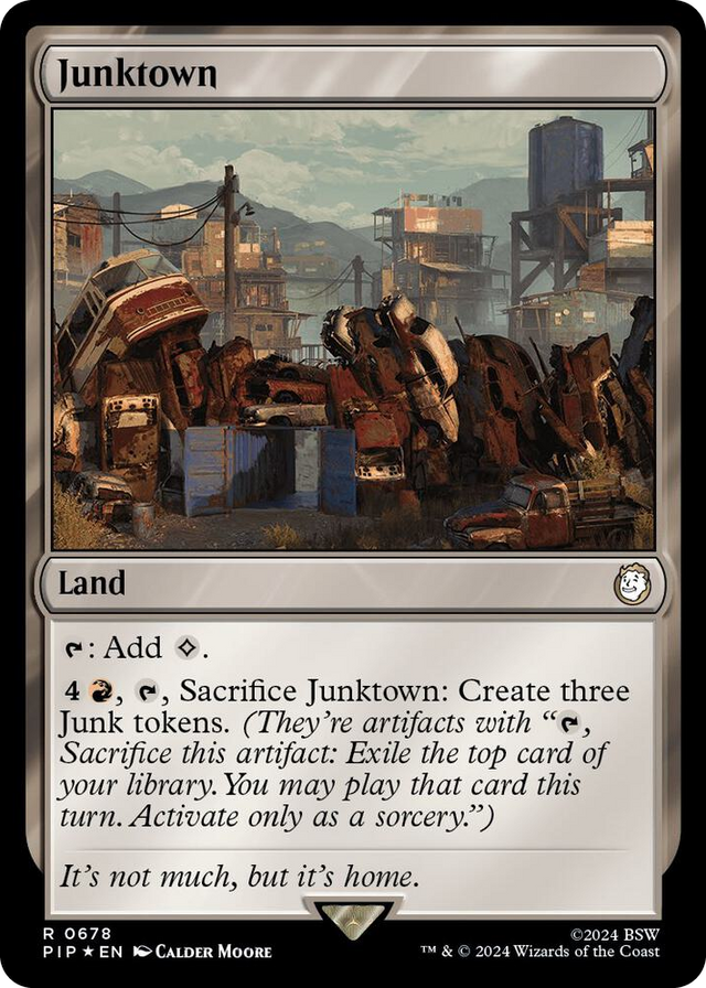 0678 Junktown (Surge Foil) R Universes Beyond: Fallout