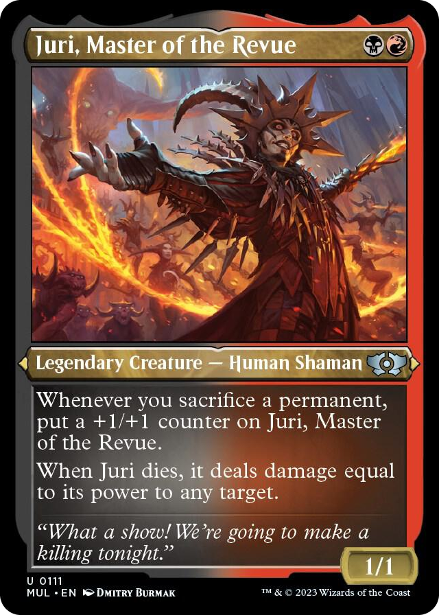 Juri, Master of the Revue (Foil Etched) #111 U - March of the Machine: Multiverse Legends Pokemon card