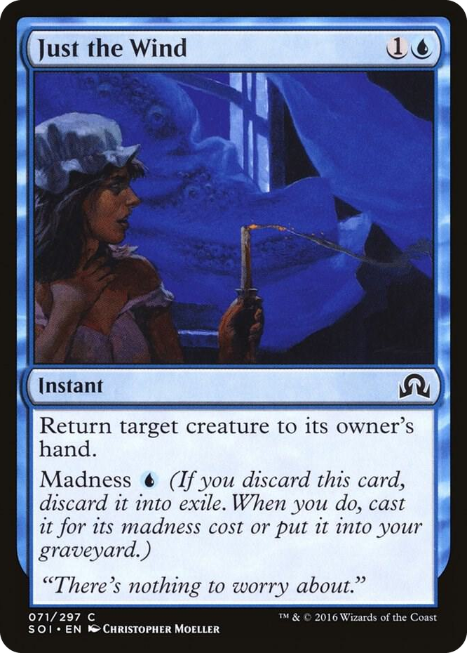 Just the Wind #71 C - Shadows over Innistrad Pokemon card