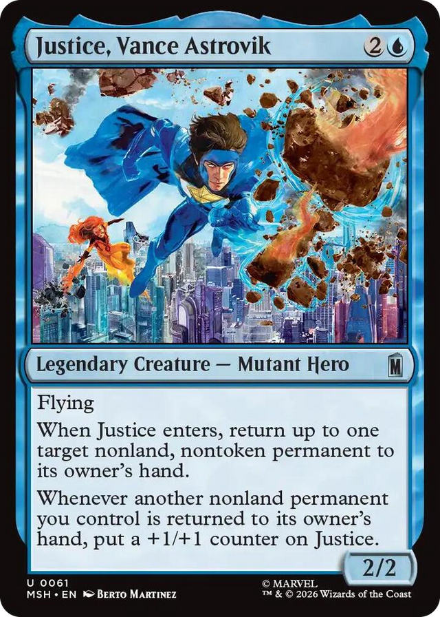 0061 Justice, Vance Astrovik U Marvel Super Heroes