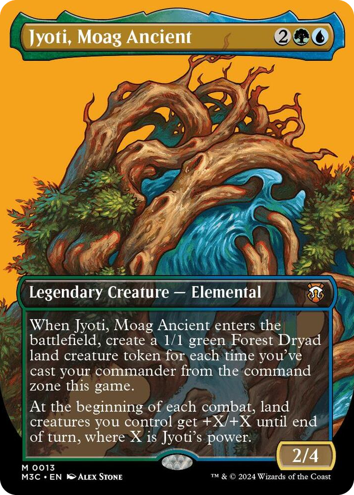 0013 Jyoti, Moag Ancient (Borderless) M Commander: Modern Horizons 3