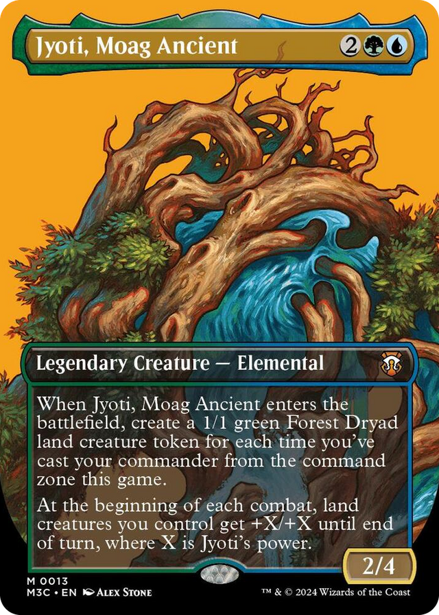 0013 Jyoti, Moag Ancient (Borderless) M Commander: Modern Horizons 3