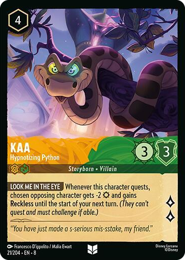 0021 Kaa - Hypnotizing Python Uncommon Reign of Jafar