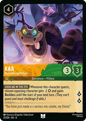 0021 Kaa - Hypnotizing Python Uncommon Reign of Jafar