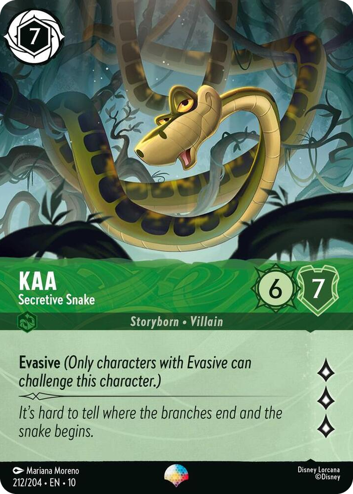 0212 Kaa - Secretive Snake (Epic) Epic Whispers in the Well