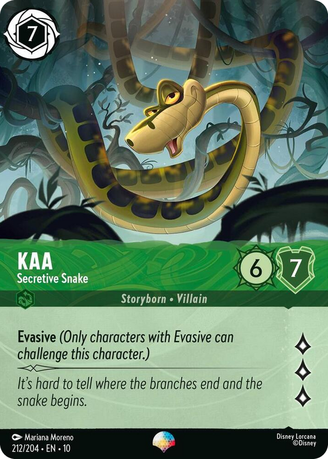 0212 Kaa - Secretive Snake (Epic) Epic Whispers in the Well