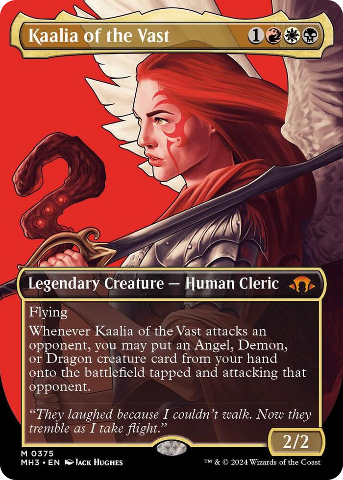 Kaalia of the Vast (0375) (Borderless) #375 M - Modern Horizons 3 Pokemon card