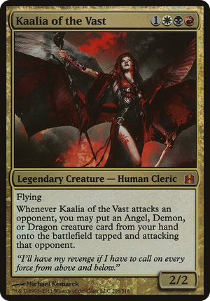 0206 Kaalia of the Vast (Commander) P Oversize Cards