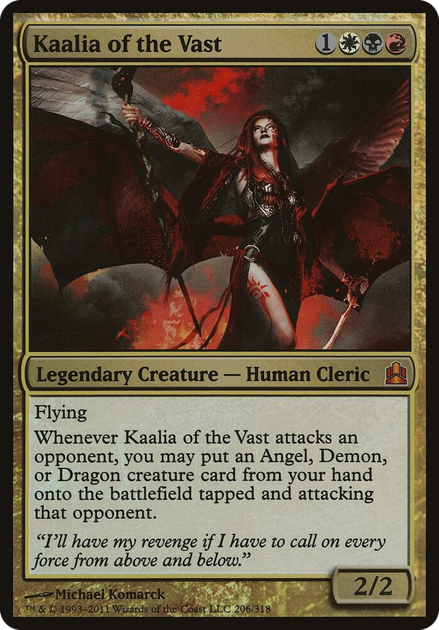 0206 Kaalia of the Vast (Commander) P Oversize Cards