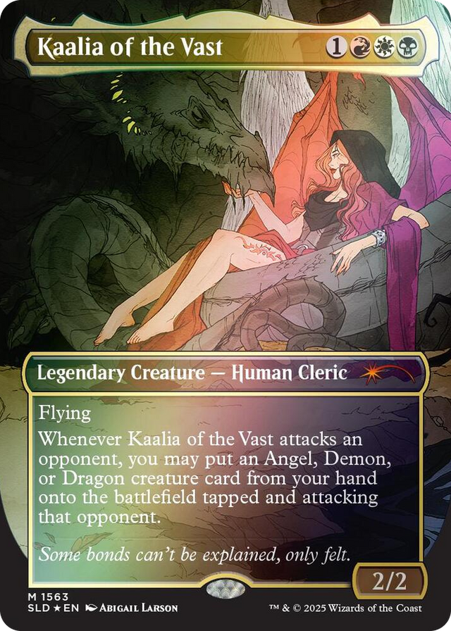 1563 Kaalia of the Vast (Rainbow Foil) M Secret Lair Drop Series