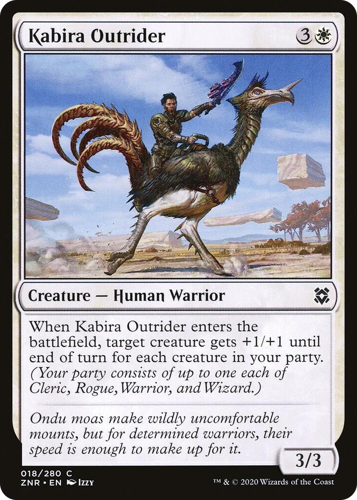 0018 Kabira Outrider C Zendikar Rising