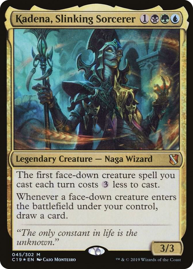 0045 Kadena, Slinking Sorcerer M Commander 2019