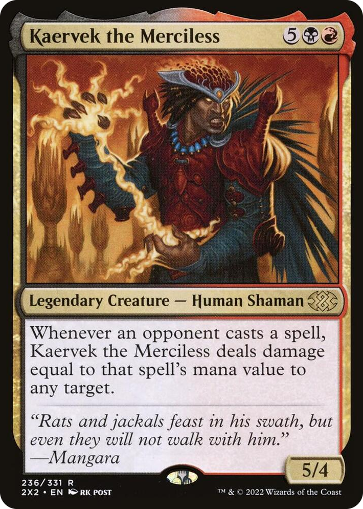 0236 Kaervek the Merciless R Double Masters 2022