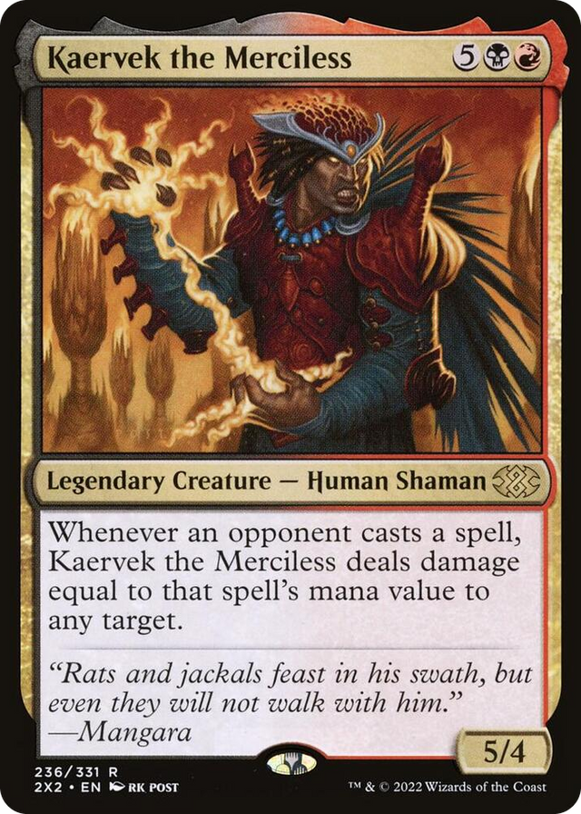 0236 Kaervek the Merciless R Double Masters 2022