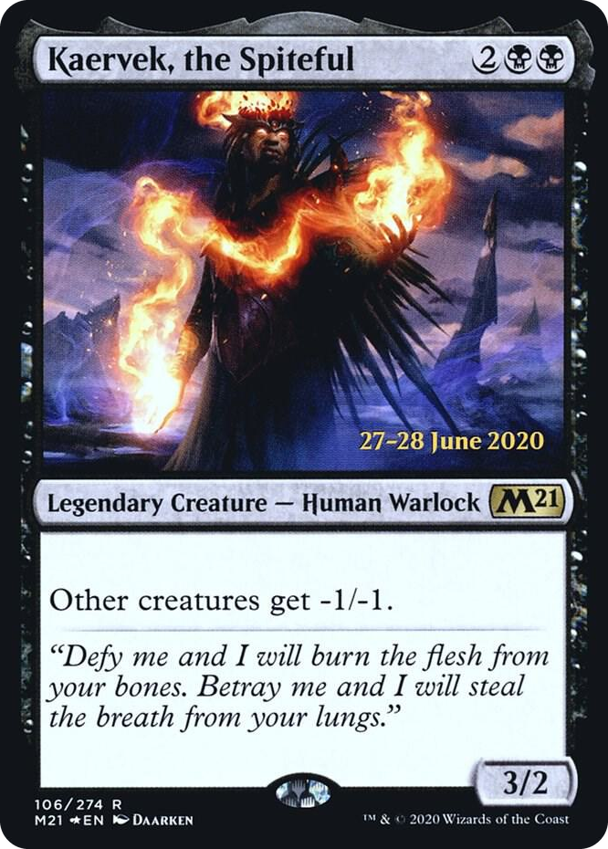 Kaervek, the Spiteful #106 R - Prerelease Cards Pokemon card