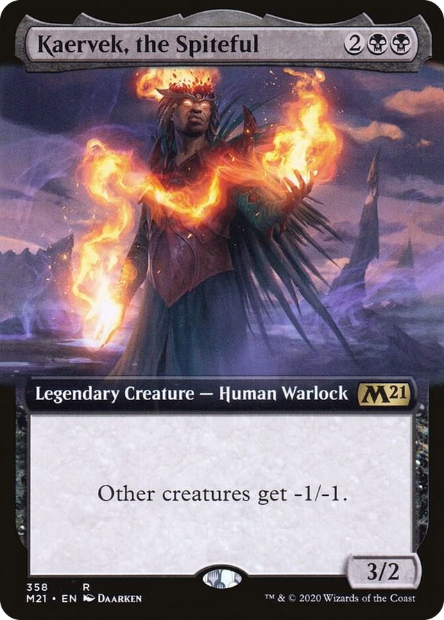 0358 Kaervek, the Spiteful (Extended Art) R Core Set 2021