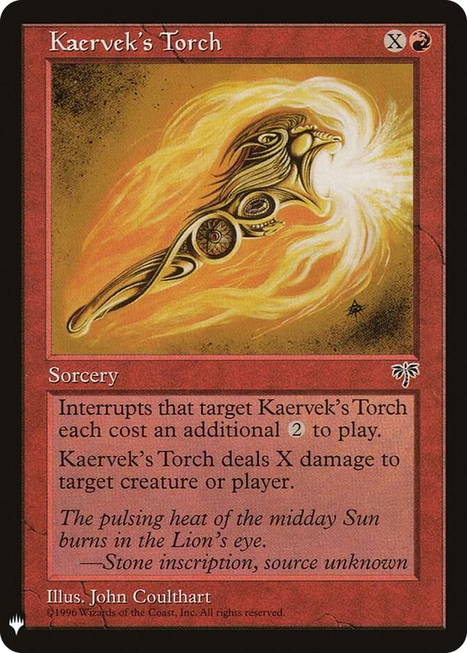 0185 Kaervek's Torch C The List Reprints