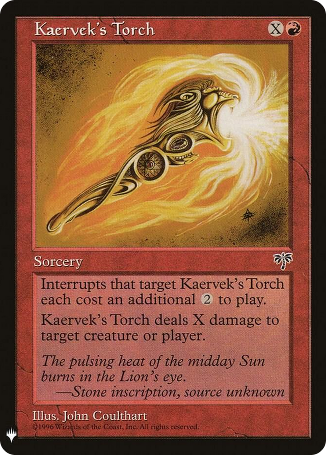 0185 Kaervek's Torch C The List Reprints