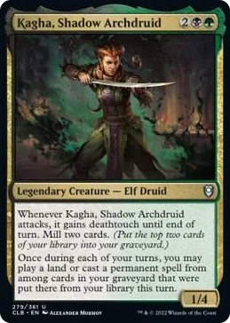 0279 Kagha, Shadow Archdruid U Commander Legends: Battle for Baldur's Gate