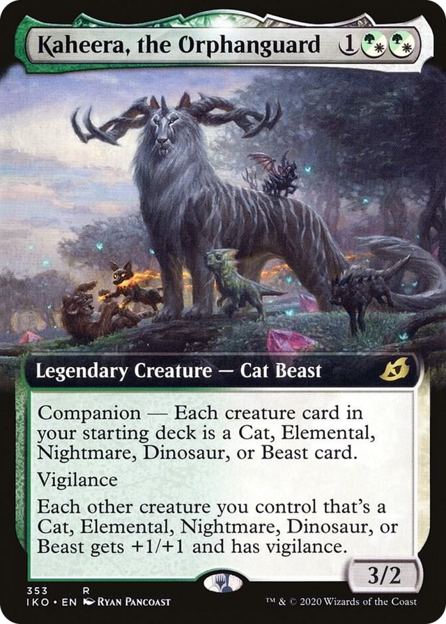 0353 Kaheera, the Orphanguard (Extended Art) R Lair of Behemoths