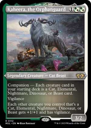 0112 Kaheera, the Orphanguard (Foil Etched) R March of the Machine: Multiverse Legends