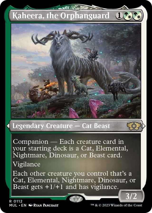 Kaheera, the Orphanguard (Foil Etched) #112 R - March of the Machine: Multiverse Legends Pokemon card