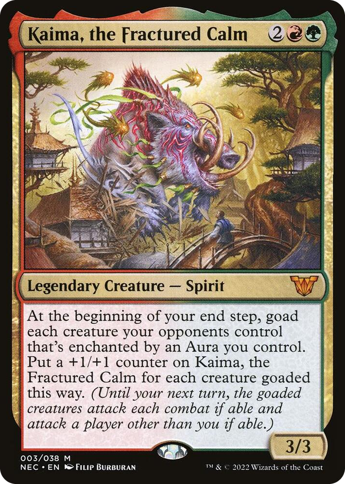 0003 Kaima, the Fractured Calm M Commander: Kamigawa: Neon Dynasty