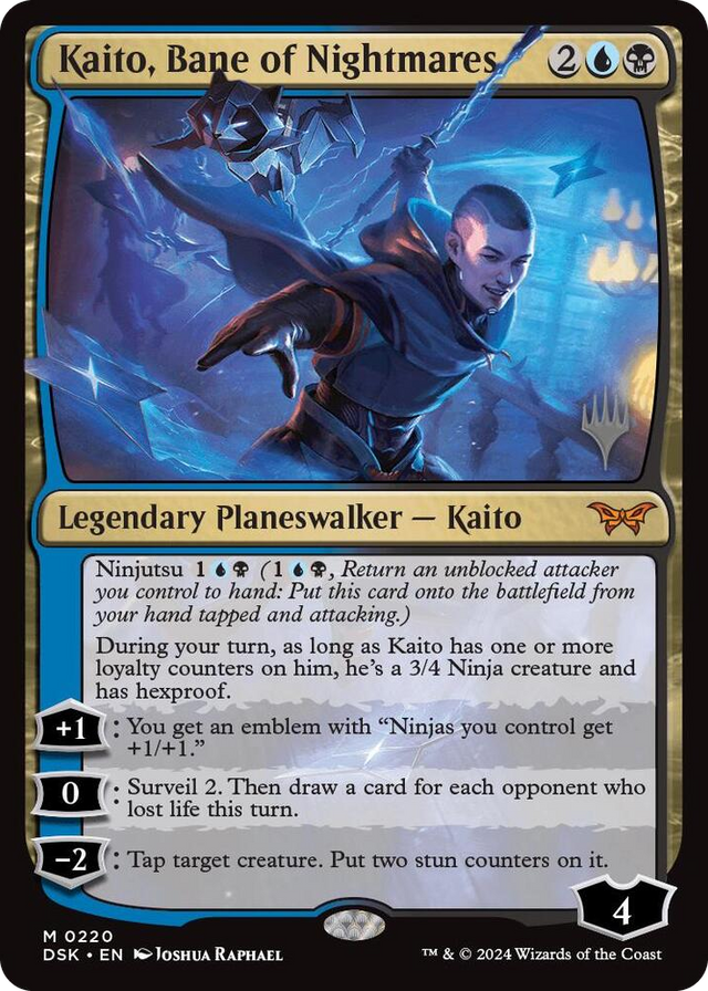 0220 Kaito, Bane of Nightmares M Promo Pack: Duskmourn: House of Horror