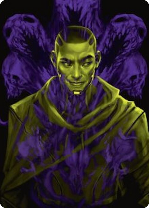 0042 Kaito, Bane of Nightmares Art Card S Art Series: Duskmourn: House of Horror