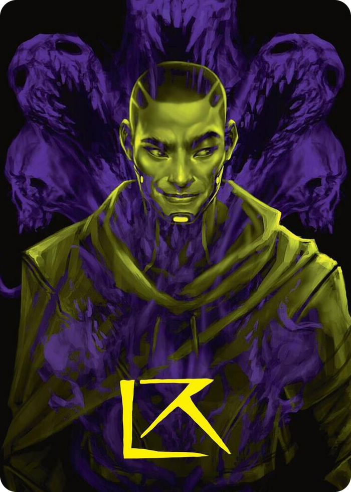 Kaito, Bane of Nightmares Art Card (Gold-Stamped Signature) #42 S - Art Series: Duskmourn: House of Horror Pokemon card