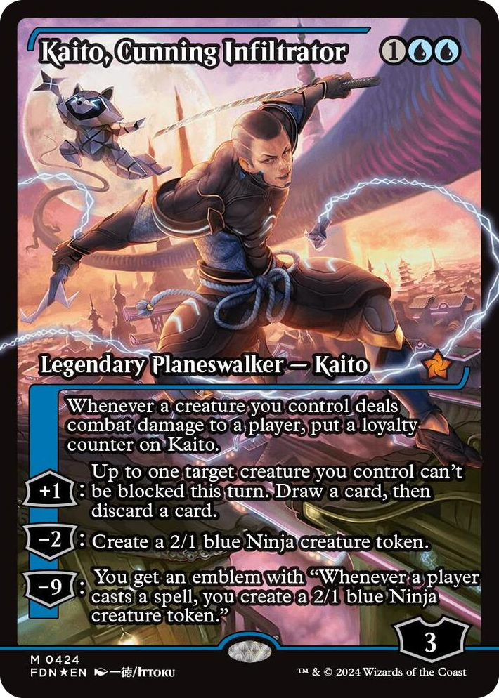 0424 Kaito, Cunning Infiltrator (Showcase) M Foundations