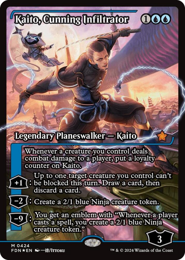 0424 Kaito, Cunning Infiltrator (Showcase) M Foundations