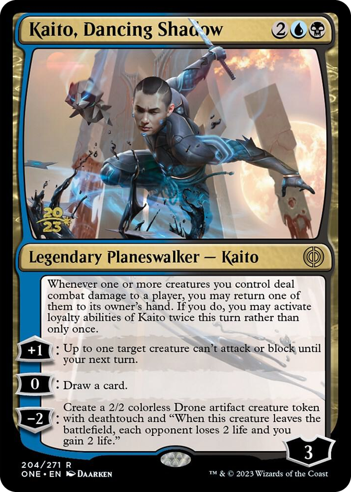 0204 Kaito, Dancing Shadow R Prerelease Cards