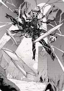0078 Kaito, Dancing Shadow Art Card (78/81) S Art Series: Phyrexia: All Will Be One