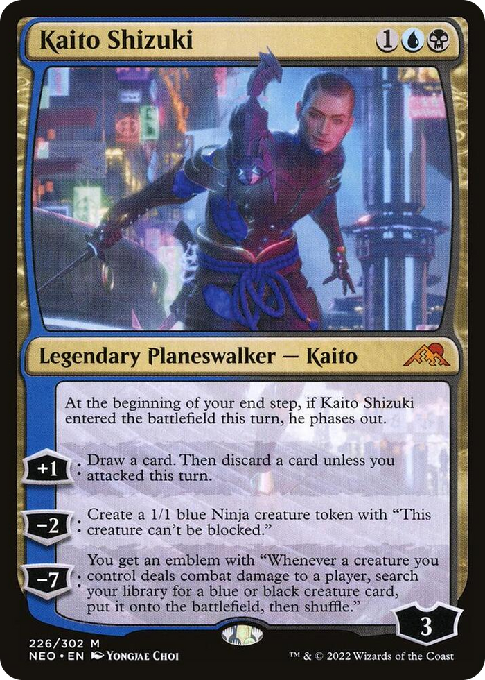 Kaito Shizuki #226 M - Kamigawa: Neon Dynasty Pokemon card