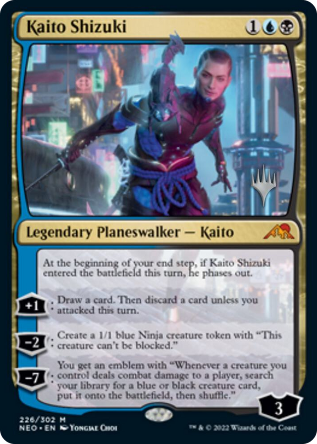 0226 Kaito Shizuki M Promo Pack: Kamigawa: Neon Dynasty