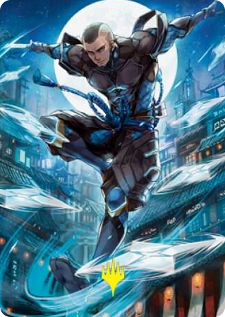 0070 Kaito Shizuki Art Card (70/81) (Gold-Stamped Signature) S Art Series: Kamigawa: Neon Dynasty