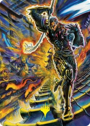 0071 Kaito Shizuki Art Card (71/81) (Gold-Stamped Signature) S Art Series: Kamigawa: Neon Dynasty