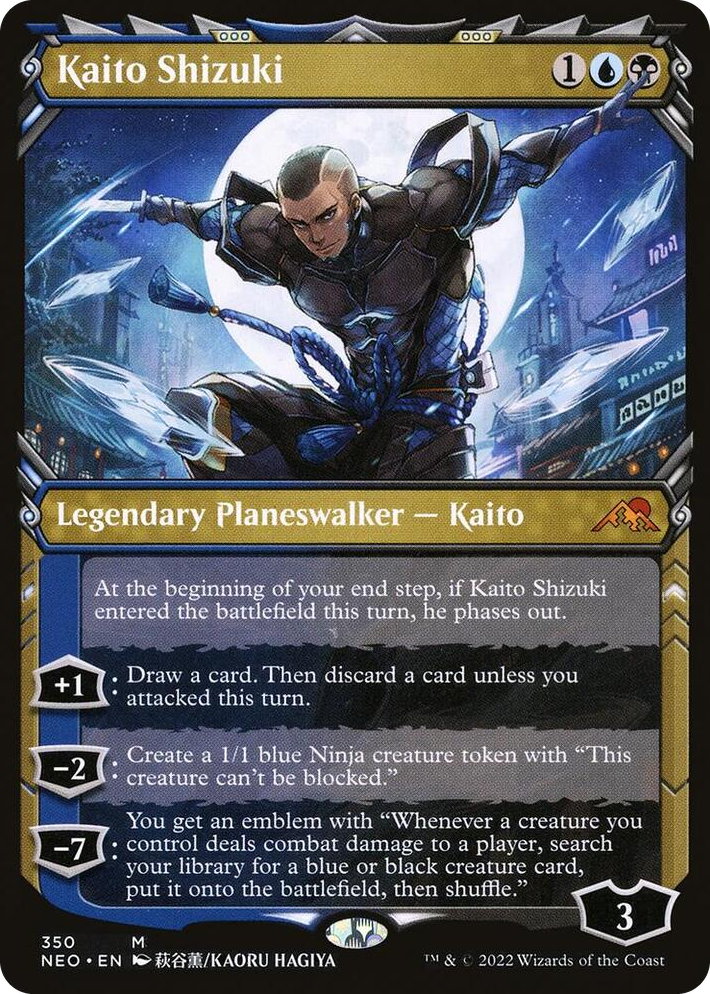 0350 Kaito Shizuki (Showcase) M Kamigawa: Neon Dynasty