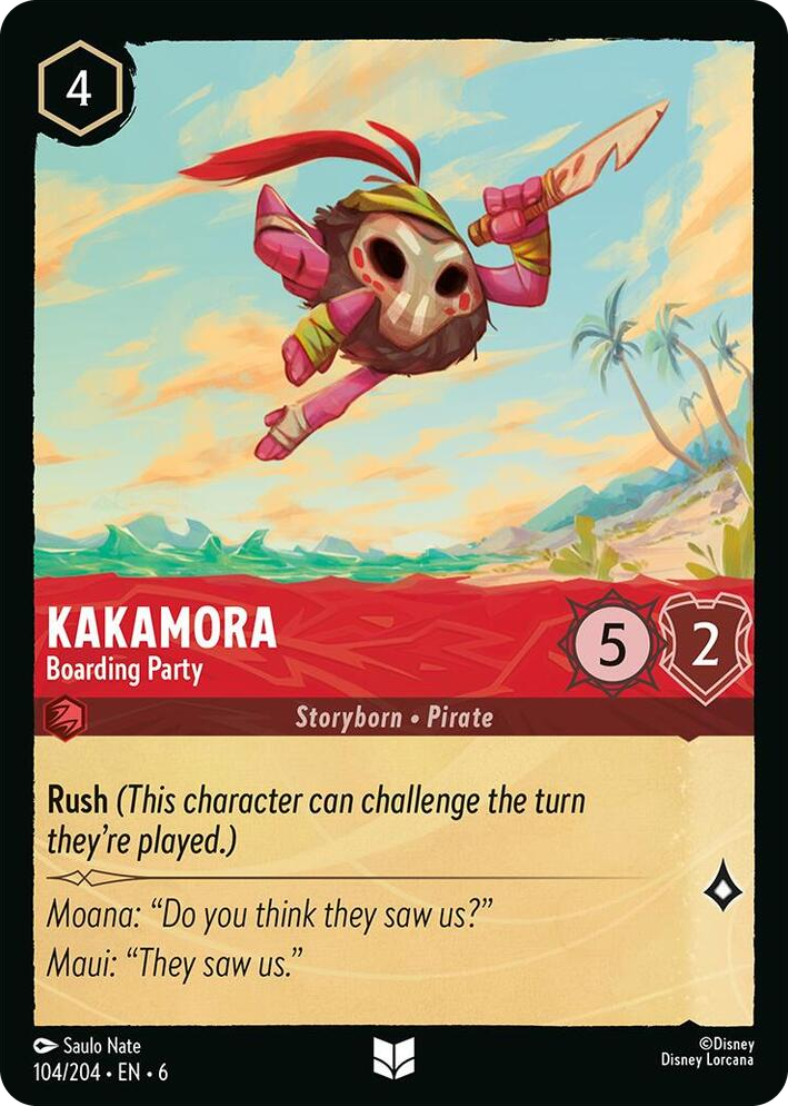 0104 Kakamora - Boarding Party Uncommon Azurite Sea