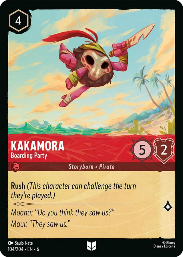 0104 Kakamora - Boarding Party Uncommon Azurite Sea