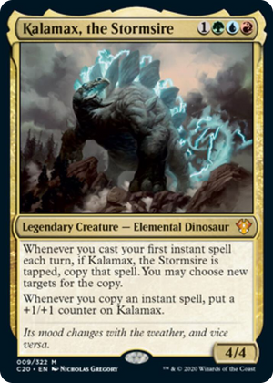 0009 Kalamax, the Stormsire (Commander 2020) M Oversize Cards